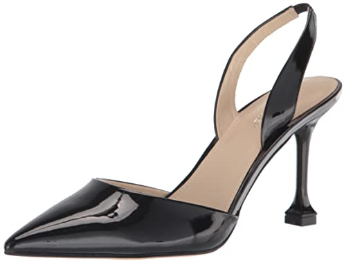 Marc Fisher Women's Hadya Pump, Black Leather, 8