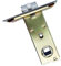 Qrity Perno Tubular de 55 mm, Perno de Tenon de Horquilla, Perno de Muelle de Puerta Silenciosa, Puerta Interior con Panel de Acero Inoxidable, Manija de Puerta de Palanca