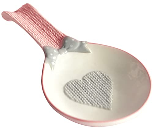 UPKOCH Soporte para Cubiertos Soporte para Cuchara De Cerámica Soporte para Cuchara Kawaii Encimera Utensilio De Cocina Resistente Oído Cuna Utensilios De Cocina para Encimera De Cocina