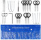 Xastro Cle Extraction Autoradio 20 pcs Kit Demontage Autoradio Outil de Démontage Voiture Autoradio Outil de Suppression de Radi Universel pour la Plupart des autoradio