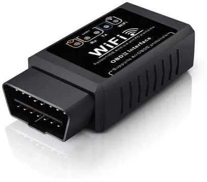 J U H U T O N G OBD2 OBD Wireless Car Code Reader Scan Tool - WiFi Car Engine Fault Code Reader -Connects Via WiFi With Any IOS, Android & Windows Device -Features A 3000 Code Database