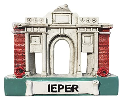 Menin Gate Ypres Belgium Refrigerator Magnet Travel Souvenir 3D Fridge Decoration Magnetic Sticker Hand Painted Craft