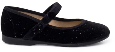 Pisamonas Merceditas Niña Glitzerknopf aus Samt