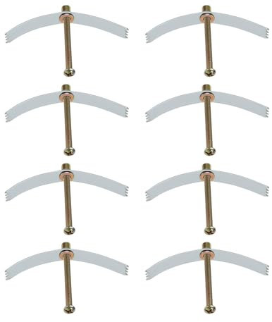 Create idea 30pcs 86 Tipo Scatola Scuro Supporto Asta Interruttore Presa Gancio a Vite Montaggio A Parete Interruttore Cassette Riparatore Asta di Supporto per Interruttore Presa a Muro con 30 Viti