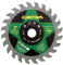 Wood Cutting Circular Saw Blade - KURSTOL TCT Circular Cutting Blade 3(75mm) 24T Cut Off Wheel for Wood Plastic arbor 3/8(10mm)