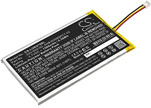 TCTK akkus Kompatibel mit [Logitech] G913, G913 TKL, G915, G915TKL, YR0076 Ersetzt 533-000152, für 533-000204, für AHB355085PCT-02, für L/N: 2012 FBA