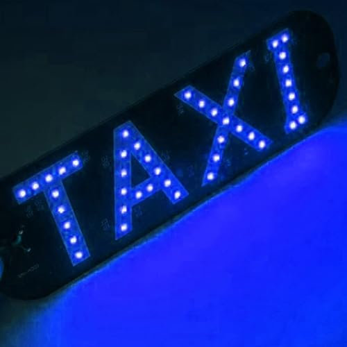 MaNMaNing Beleuchtetes LED-Schild für USB-Stecker, LED-Lichtschild für Auto, Windschutzscheibe, Taxi-Schild, Licht, Windschutzscheibenaufkleber, Kabinenkontrollleuchte, Taxi (C, One Size)