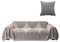 SHANNA Sofa Decke üBerwurf 2-/3-/4-Sitzer, Multifunktionaler Couch üBerwurf, Weicher und Bequemer Tagesdecke Sofa, Gestreifte SofaüBerwurf Decke, Sofaschutzbezug (180 x 300 cm, Grau Gestreift)
