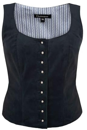 OS-Trachten Damen Mieder 453001-3060 blau 46