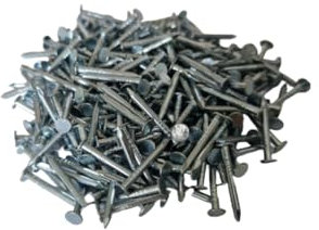 Clous en acier zingué - 20mm (2 mm Ø) - Paquet de 100 clous - Clous idéals pour les toitures en feutre, d'abris ou cabines, le bricolage, la décoration d'intérieur - Haute qualité & Fabriqué en France