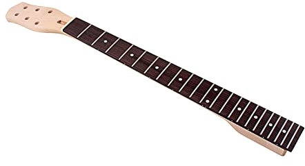 Saddgo Manche de guitare électrique 6 cordes en bois d'érable 22 frettes vernis manche de guitare pour guitare électrique