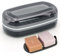AIDIMMING Shampoo Bar Travel Case with Lid, Large Bar Soap Holder, Shampoo and Conditioner Bar Container Perfect for Kitsch Bar Soap, Travel Soap Box for Traveling, Camping, Gym, Bathroom (Max,Black)