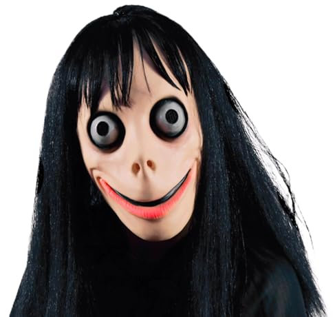 Masques Momo,Masque Horreur,Masque Halloween Horreur,Masque Halloween Adulte,Masque Horreur Latex Pour Halloween, Carnaval,Masque Latex Realiste Pour FêTe à ThèMe De Horreur