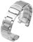 Armband passend for Casio/G-Shock GST-W300/400G/B100/S310/S120/S110/W110 Edelstahl Metall Herren Silber Schwarz Uhrenarmband Armband Kette(Silver)