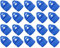20 x Holdon® MINI Clip Blau - Klammer Klemme Befestigungsöse Banner, Zelt, Planen, Molton - BO-Camp/Isabella
