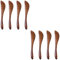 Cabilock 8 Stk Phoebe Marmeladenmesser käse easy putz broteinschneidemesser vykrajovátka na chleb Käsemesser Gelee-Butter-Spatel Küche Erdnussbutter Brotmesser aus Holz Butterstreuer