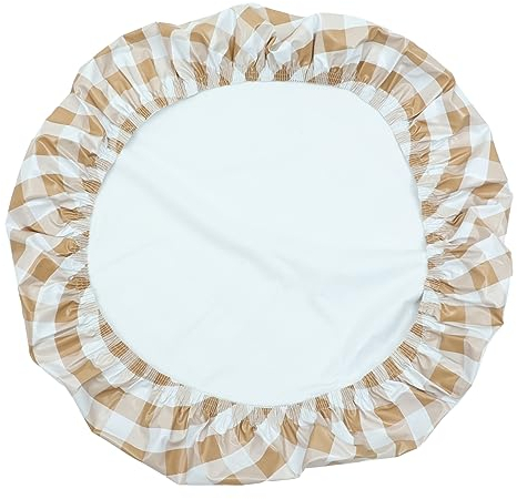 KITANDOVE Portable wasserdichte Fitted Tischdecke Für Rundtische Schmutzabweisend Und Für Picknick Und Camping Für Tische