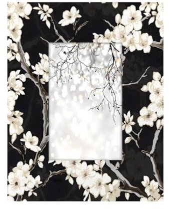 Mexpekil Bilderrahmen, japanische Kirschblüte, 15,2 x 10,2 cm, Holz, für Wand, Tisch, Collage, Bilderrahmen, Heimdekoration, Geschenke, 10,2 x 15,2 cm