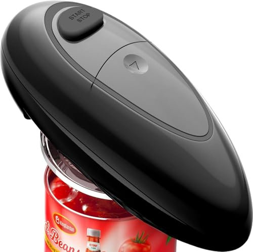 Apriscatole elettrico, apriscatole elettrico per mani deboli, malati di artrite e anziani, apriscatole, utensili da cucina, apriscatole elettrico, perfetto per la casa o il ristorante