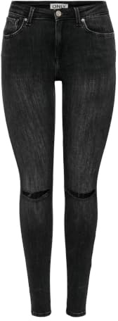 ONLY Female Skinny Jeans ONLPOWER Mittlere Taille Skinny Fit Knöchellang Jeans