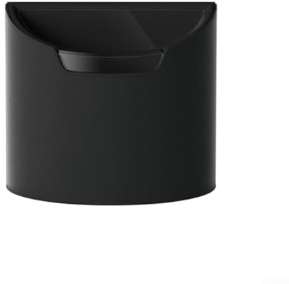 Honseadek Poubelle de voiture imperméable avec doublure amovible, design en cuir double couche pour siège arrière et porte de voiture, bac de rangement compact multifonction (noir)