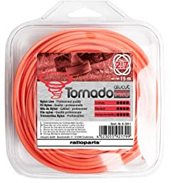M?hfaden Tornado Alucut 2,7mm 15m Trimmerfaden gedreht Nylonfaden