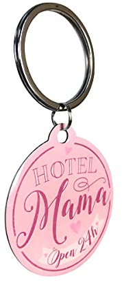 Nostalgic-Art Hotel Mama, Schlüsselanhänger Rund 4 cm