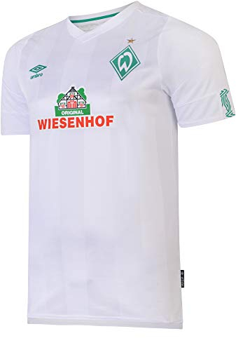 Umbro SV Werder Bremen Trikot Away 2019/2020 Herren weiß/grün, S (44/46 EU)
