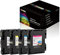 PRINTANDINK SG400 SG800 Pro 4-Färge Sublimeringsbläckset (32ml×3+40ml) Sawgrass SG400/SG800 | KCMY System OEM-Farbgenauigkeit garantiert 300+ Sublimationsdrucke
