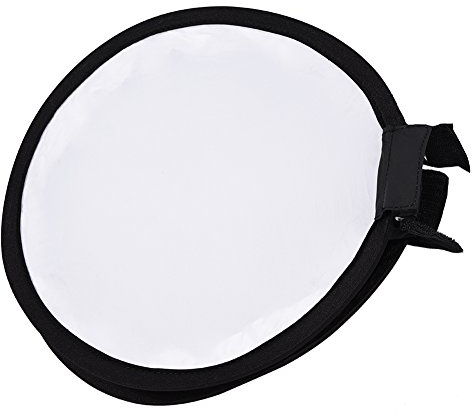 Entatial Softbox Lighting, Beauty Dish, Blitz Diffusor, Blitz Reflektor Tragbare Faltbare Runde Blitzgerät Softbox Speedlight Diffusor Blitzlicht Reflektor Universal Speedlite Blitzdiffusor