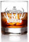 AMAVEL Whiskyglas mit personalisierter Gravur für Papa, Geweih-Motiv, Dekoratives Trinkglas als Geschenk zum Vatertag