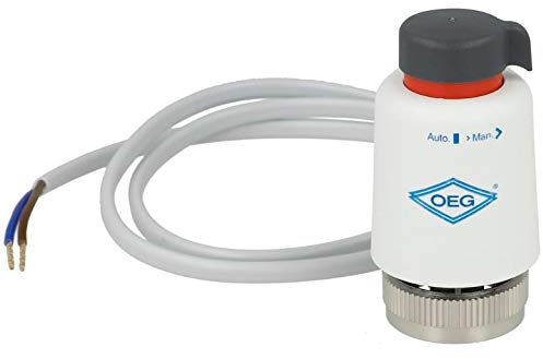 OEG Thermischer Stellantrieb T230 Fußbodenheizung M30 x 1,5 mm, 230V, Heimeier kompatibel, stromlos geschlossen