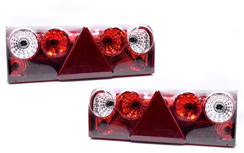 2x Rechts und Links Rückleuchte Für LKW Anhänger Auflieger Europoint 2 II Heckleuchte Rückleuchten mit Kabel