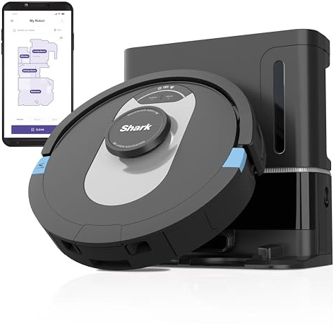 Shark RV2502AE AI Ultra Robot Self-Empty Vacuum, Black
