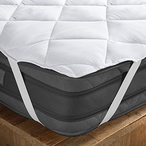 Komfortec Weicher Matratzenschoner 160x200cm | Atmungsaktiver und Weicher matratzenschonbezug | Oeko-TEX Zertifiziert | Bequem und Langlebig