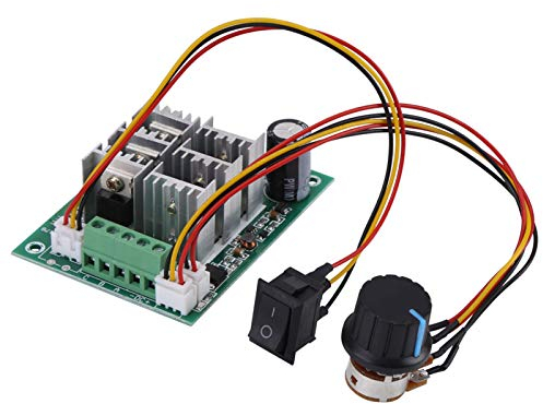 Duokon 5V-36V 15A Bürstenloser Motor, Halterungen und Zubehör Steuerungsregler 3-Phasen-Drehzahlregler für Bürstenlose Motoren Motorsteuerplatine CW CCW Umkehrschalter Motortreiber-Steuerreglermodul