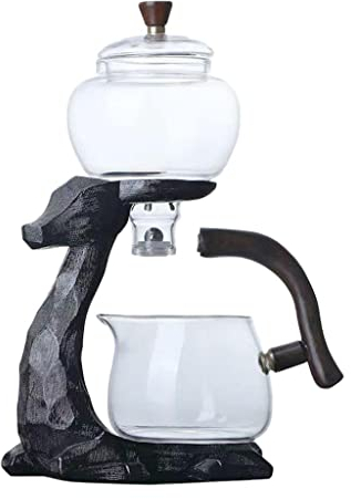 kowaku Service à Thé Résistant Théière En Verre Semi-automatique Déviation de L'eau