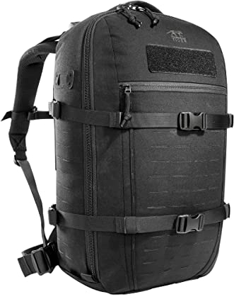Tasmanian Tiger TT Modular Tac Pack 28 Robuster, taktischer Daypack Wander-Rucksack mit 28 Litern Volumen und Molle-System, Schwarz