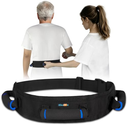 Gait Belt for Seniors, Transfer Belt with Quick Release Buckle 3 Handles | Safety Gate Belt Medical for Elderly, Physical Therapy Lift Belt, Standing Aids & Support for Patient Handicap Patient Care