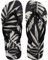 Havaianas - Aloha, Tongs Confortables, Durables et Estivales, Semelle avec Motif de Feuilles, Semelle Antidérapante, Homme