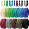 Tanstic 121Pcs(11 Sets) 33 Yards #3 Nylon Coil Zippers with Zipper Sliders Assortment Kit, 11 Colors Sewing Zippers Zipper Tape Nylon Zippers Bulk with Zipper Heads for Tailor Sewing Crafts