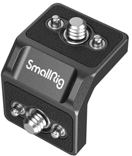SMALLRIG x LensVid mini L-Shaped Mount Plate Kit, at a 90° Angle with 3/8''-16 locating hole for ARRI, Max.Load 1.2kg for Tripod Shooting, Shoulder Shooting, Handheld Shooting - MD4360