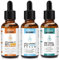 P-Beauty Anti-Aging Serum SET - 3x30ml für Gesicht | Vitamin C Serum, Hyaluronsäure Serum, Retinol Serum | hautaufhellend & feuchtigkeitsspendend | Gesichtspflege | Anti-Falten Serum 3er Set