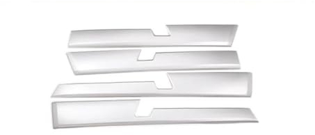 Auto Zierleisten Innen 4 Stücke ABS Silber Auto Innentür Panel Abdeckung Trim Aufkleber Für Toyota Für Land Für Cruiser Für Prado FJ150 150 2010 2011 2012 2013 2014-2018 Zubehör Interieur(Farbe:Silb