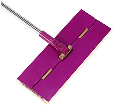 Mop,Self Wringing Mop, Lazy Flip Flat Mop 360 Spin Wet and Dry Flip Mop (Purple) To pursue happiness
