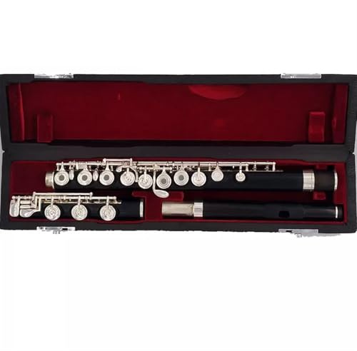 Flöteninstrument aus Ebenholz, Prüfungsleistung, 17 Löcher, C-Stimmung, Korpus aus Ebenholz