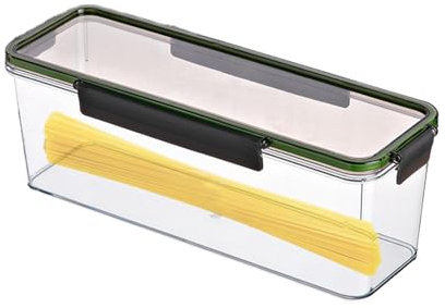 Fmzrbnih Nudelbehälter – Pasta-Aufbewahrungsbox, Nudelbehälter luftdicht, große Kapazität, luftdichter Nudelbehälter mit Verschlussdeckel, Mehrzweck-Nudelbehälter für Küchenschrank, Spaghetti, Eier