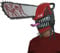 Toseky ChainsawMan Cosplay Maskss, ChainsawMan FullHead Maskss, ChainsawMan Helmet, Horror Anime Chainsaw Men Helmets Role Saw Maques Sickle Denji Saw Cosplay Denji Cyber Accessories Dress Up Outfi