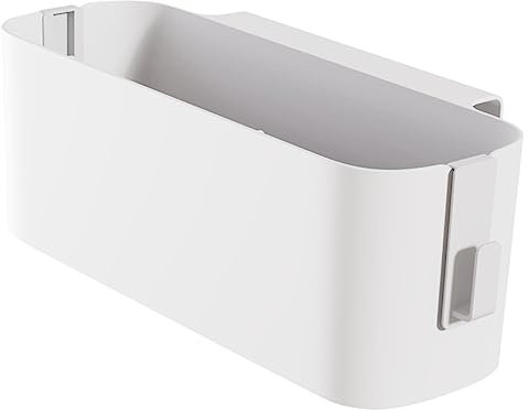 OFFSCH Hängeorganizer Für Bett Und Schreibtisch Zum Aufhängen An Schienen Zum Ordnen Von Schreibwaren Büchern Und Kleinigkeiten Mit Doppelhaken Für Kopfhörer