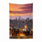 EYLOZS Kuscheldecke flauschig & super weich - hochwertige Fleecedecke auch als Wohndecke,Sofadecke & Wohnzimmer geeignet, Altstadt von Jerusalem Historisches Stadtzentrum Israel Twilight View100x130cm